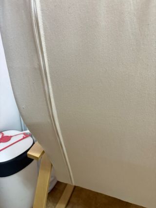 Hamaca de madera y tela beige