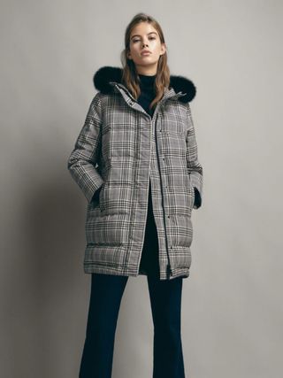 Plumas de cuadros Massimo Dutti