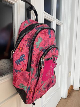 Mochila Totto Rosa Estampada
