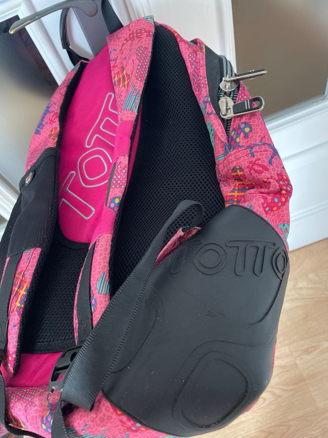 Mochila Totto Rosa Estampada