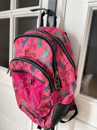 Mochila Totto Rosa Estampada