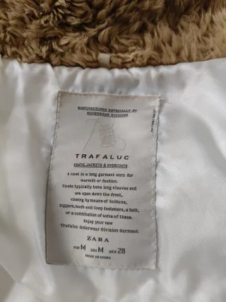 Giaccone Zara donna bianco con cappuccio