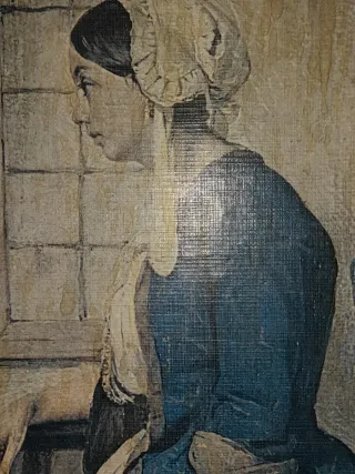 Stampa Domenico Induno La Lettera