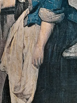 Stampa Domenico Induno La Lettera