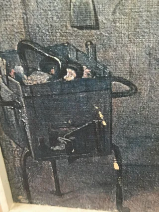 Stampa Domenico Induno La Lettera