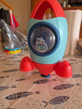 Cohete de baño para niños
