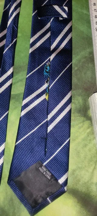 Corbata Harry Potter Ravenclaw Azul y Blanca