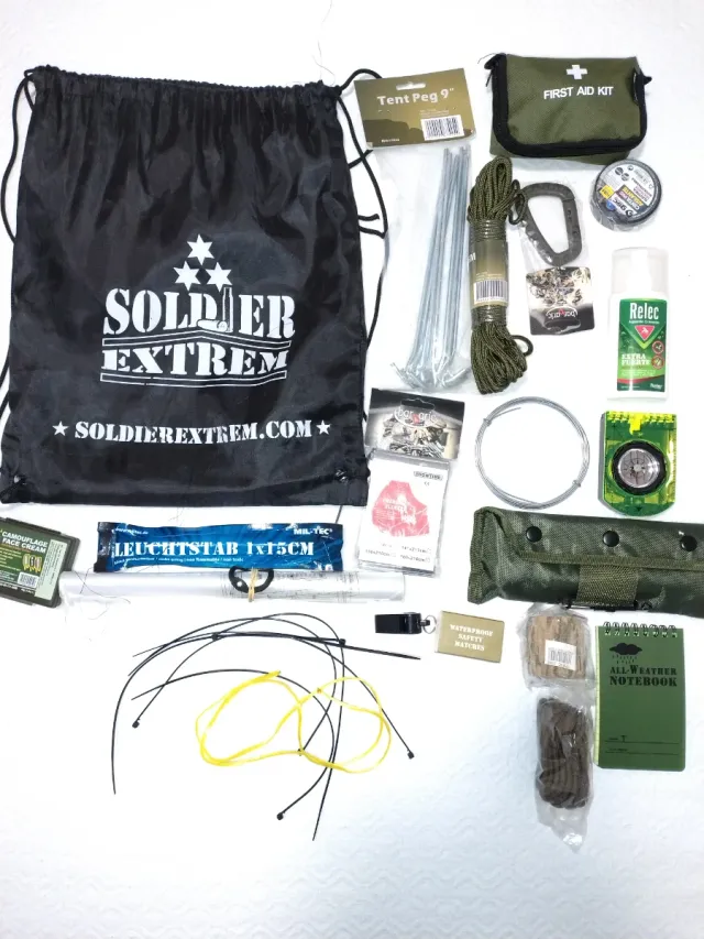 Kit militar 20 piezas
