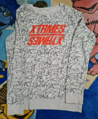 Sudadera XTRMES Estampado Geométrico