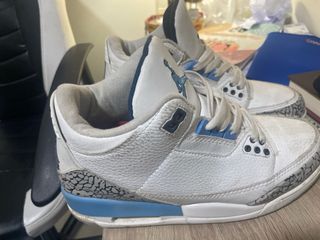 Zapatillas Jordan Air 3 Blancas y Azules