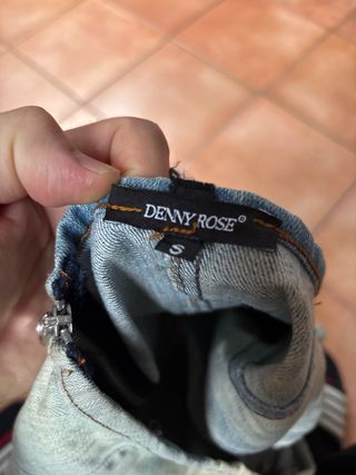 Vestito jeans donna con balze