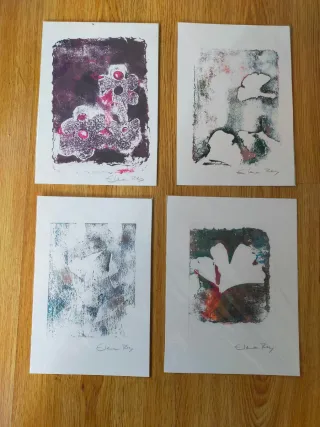 5 Tarjetas de Felicitación / Cuadrito