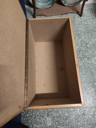 Baúl mimbre vintage