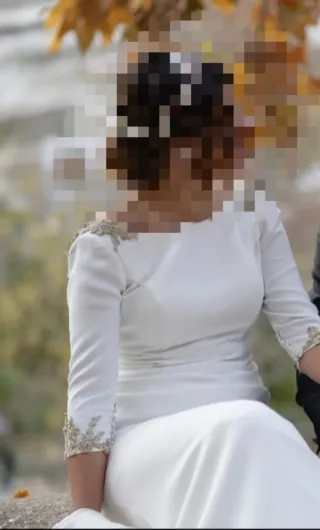 Vestido Novia Franc Sarabia Viñedo talla 36