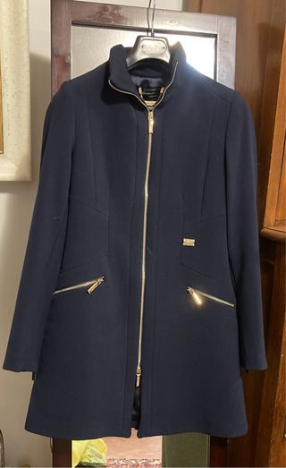 Cappotto Roberta Biagi blu navy taglia S