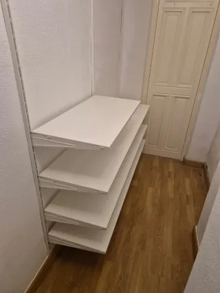 Estantería Vestidor Boaxel Ikea Blanca