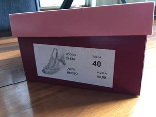 Zapatos Doralatina Piel Vintage Beige/Morado