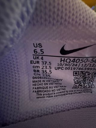 Zapatillas Nike Air Max Moradas Blancas