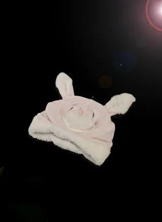 Gorro Bebé Chico 0 Meses Pelúcia Rosa
