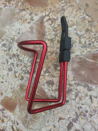 Portabidón bici rojo