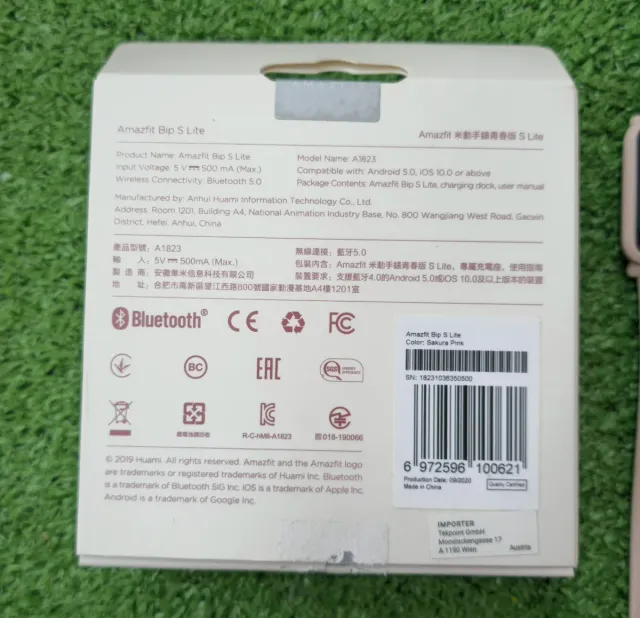 Smartwatch Amazfit Bip S Lite Rosa