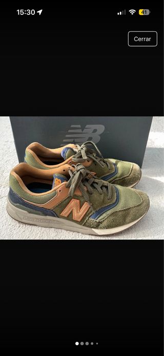 Zapatillas New Balance Marrones y Verdes