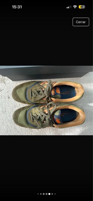 Zapatillas New Balance Marrones y Verdes