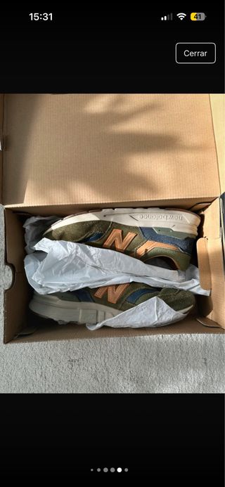 Zapatillas New Balance Marrones y Verdes
