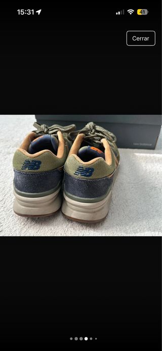 Zapatillas New Balance Marrones y Verdes