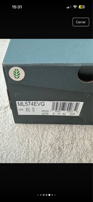 Zapatillas New Balance Marrones y Verdes