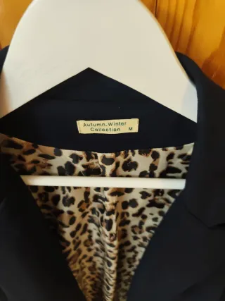 Chaqueta vestir azul Talla M