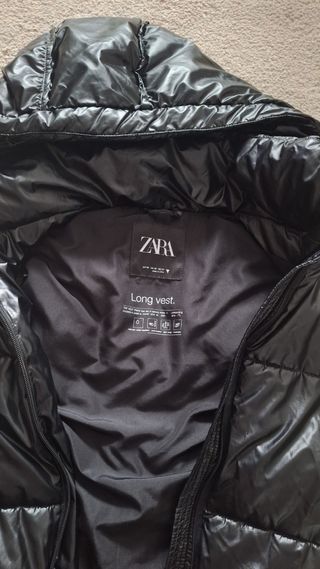 Chaleco mujer negro impermeable