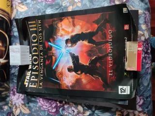 Lote de posters de merchadising de StarWars