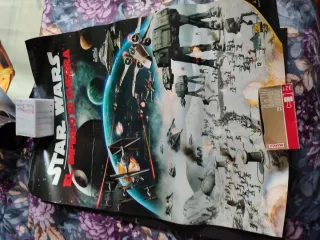 Lote de posters de merchadising de StarWars