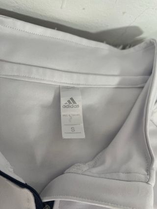 Sudadera Adidas Real Madrid Blanca y Azul