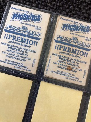 Cromos pegatinas Phoskitos WWF Superstars