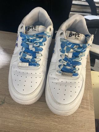 Zapatillas BAPE Azules y Blancas