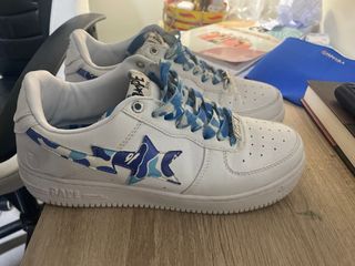 Zapatillas BAPE Azules y Blancas