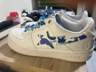 Zapatillas BAPE Azules y Blancas