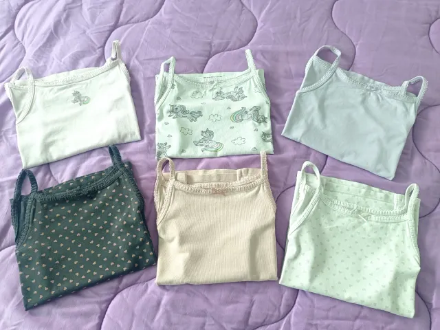 Camisetas interiores niña