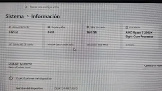 PC Gaming Ryzen 7 2700x GTX1070 8GB