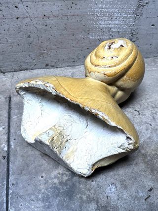 Busto scultura femminile in gesso – stile accademico vintage – 43 cm