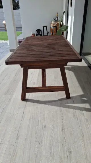 Mesa de jardín extensible madera de la marca Sklum