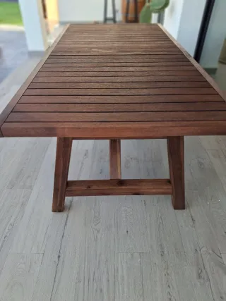 Mesa de jardín extensible madera de la marca Sklum