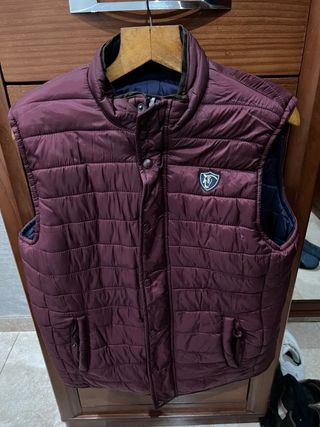 Chaleco reversible La Garrocha azul/morado