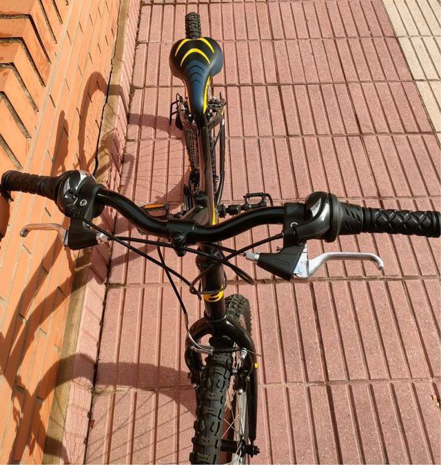 Bicicleta B-Pro Negra y Amarilla