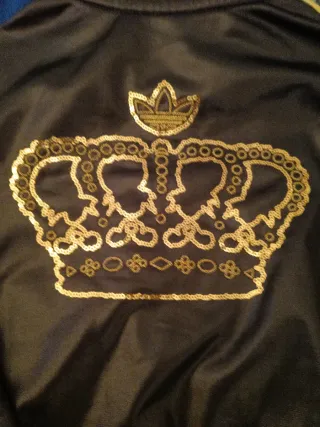 Giacca Adidas donna nera e oro