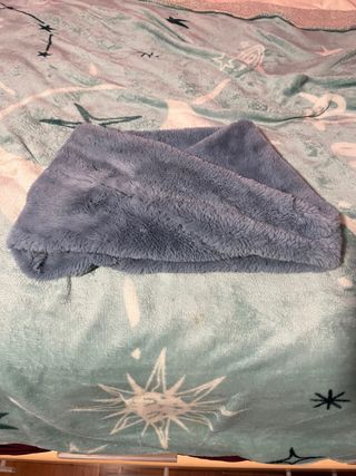 Buf de pelo azul grisáceo