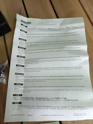 Canon Escaner FORMULA P-208II Escáner Portátil