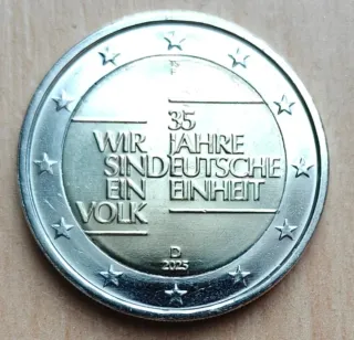 ALEMANIA 2025 MONEDA DE 2€ CONMEMORATIVA S/C